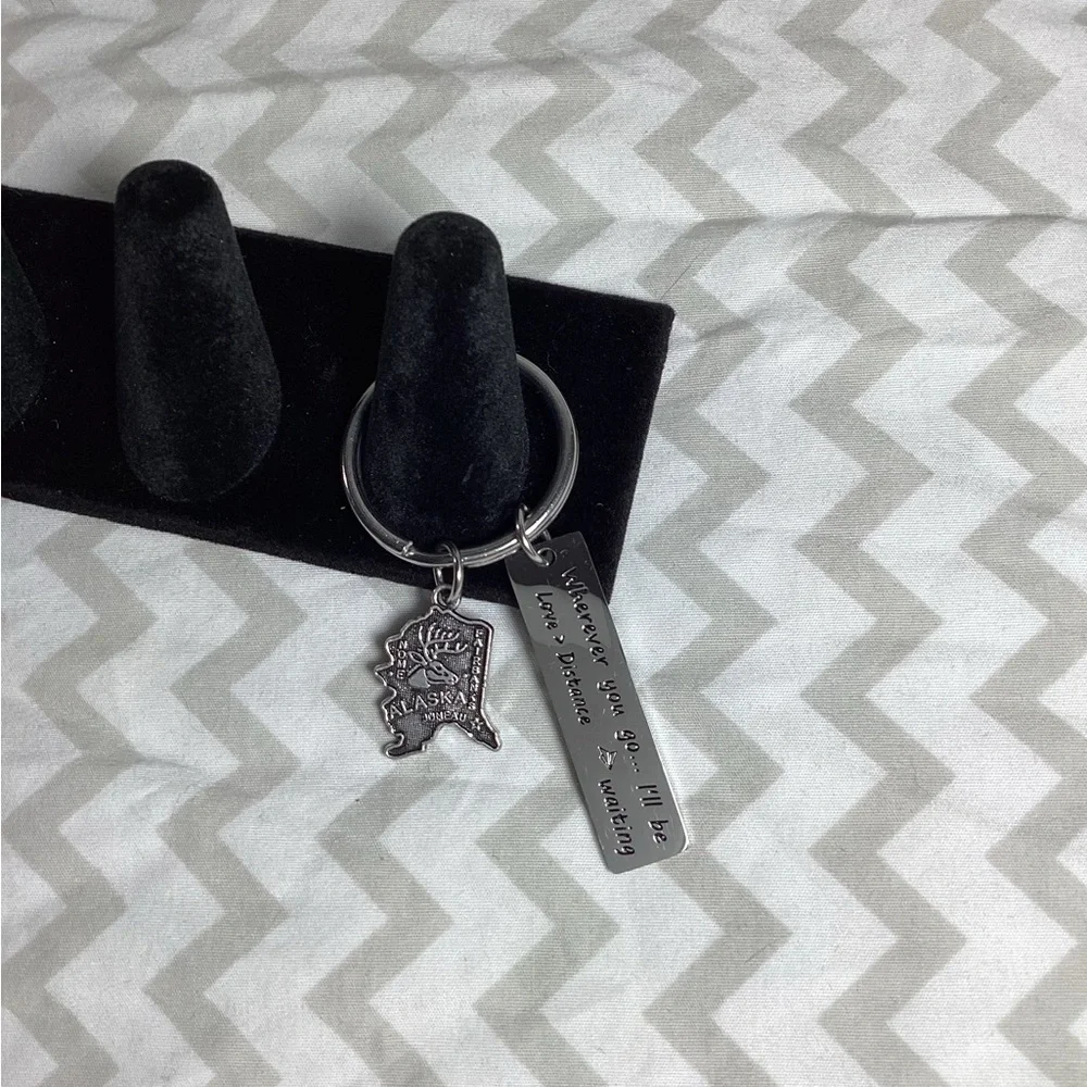 Alaska Long Distance Keychain